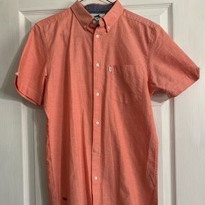 Men’s Le Shark coral button up